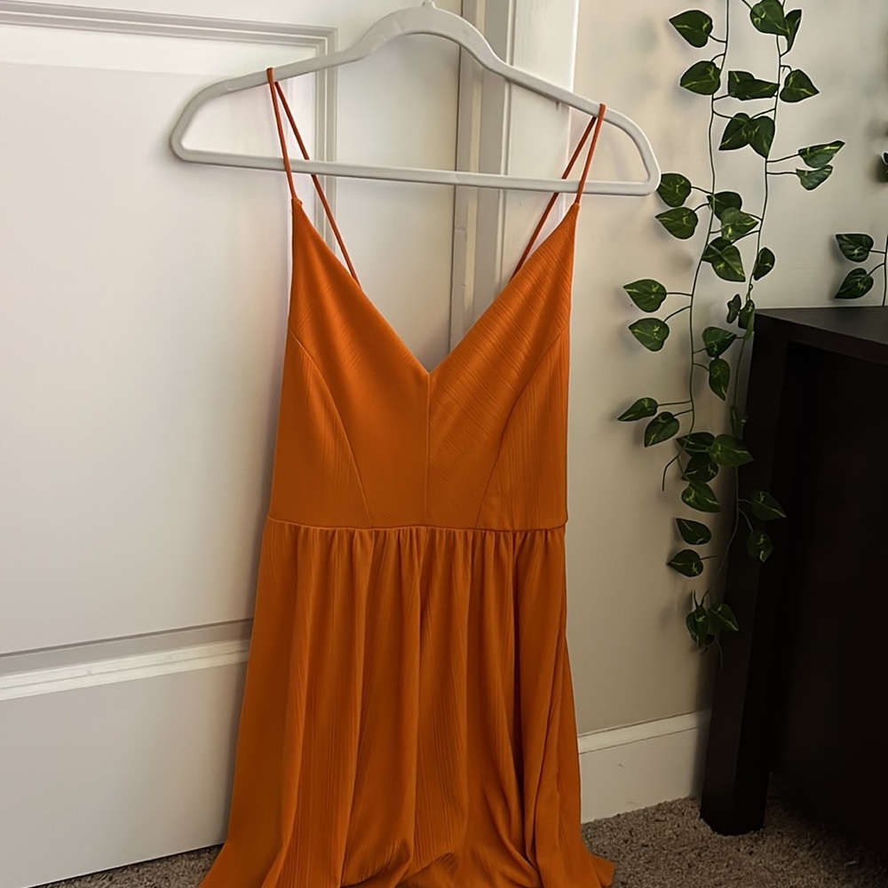Zara Orange Romper